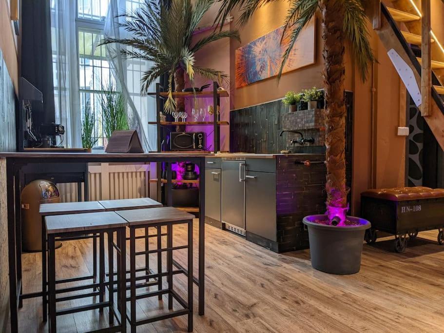 Einzigartige Ferienwohnung Bunt Wie Berlino Esterno foto